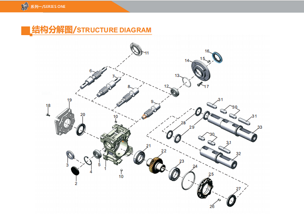 艾思捷带您图文并茂的了解一下蜗轮蜗杆减速机结构分解 (2).png